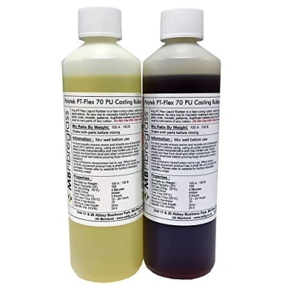 Image of Polycraft PT Flex 70 Fast Curing Polyurethane Casting Rubber 1kg Kit