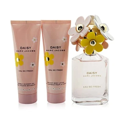 Image of Daisy Eau So Fresh de Toilette 75ml Gift Set 2021 (Contains EDT, Body Lotion &amp; Shower Gel)