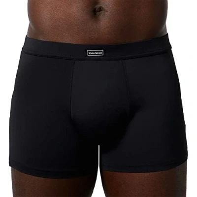 Image of bruno banani Men&#039;s 2PACK Micro Simply Shorts, 0007 Black, XL (Pack of 2)