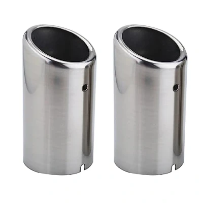 Image of 325I Accessories + Exhaust Tail Pipe Pair of Car Pipes Muffler Tips for 328I