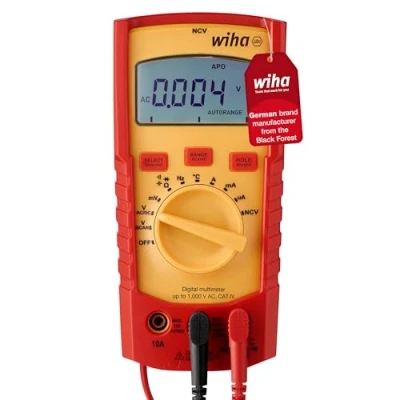 Image of Wiha SB25542 Digital Multimeter 1,000 V AC, CAT IV, Battery Powered