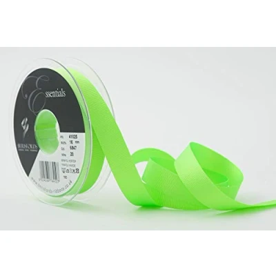 Image of Berisfords Grosgrain Ribbon, Flo Green, 16 mm, 16mm