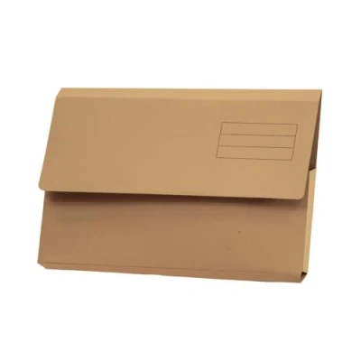 Image of Exacompta Guildhall Document Wallets, 285gsm, Foolscap Buff, Pack of 50