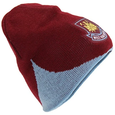 Image of West Ham Wave Knitted Beanie Multi Colour