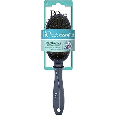 Image of Series Design Oval Tyre Hair Brush Gm Bristles Moulds Ball Ornament Hairdressing