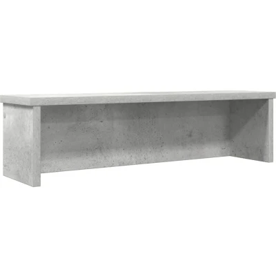 Image of vidaXL Kitchen Rack Stackable Concrete Grey 50x15x16 cm Engineered Wood
