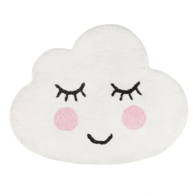 Image of Sass &amp; Belle Sweet Dreams Smiling Cloud White Rug