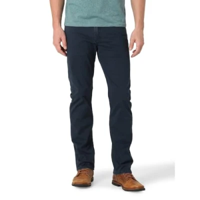 Image of Wrangler Authentics Men&#039;s Slim Fit Straight Leg Jean, Dark Sapphire, 30W / 30L