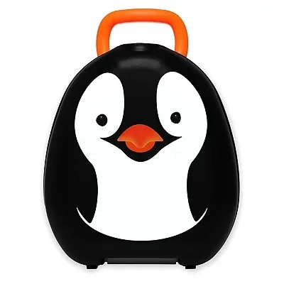 Image of My Carry Potty Penguin Travel Potty, Award Winning Portable Toddler Toilet Seat for Kids to Take Everywhere