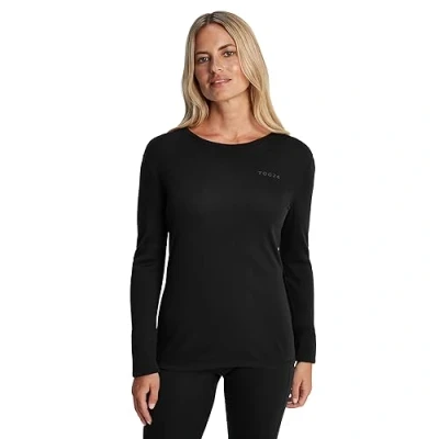 Image of TOG24 Meru Womens Cashmere Touch Base Layer Set Black Size 14 UK