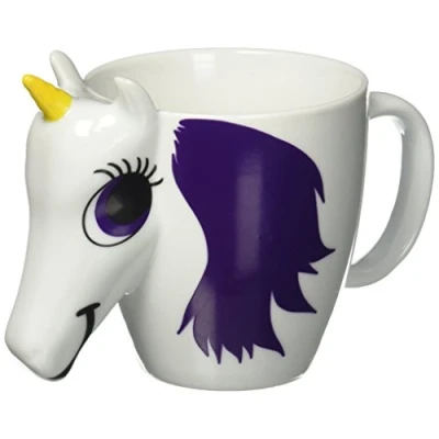 Image of Thumbs Up UNIMUGCC Changing Unicorn Mug, Ceramic, Multi Colour