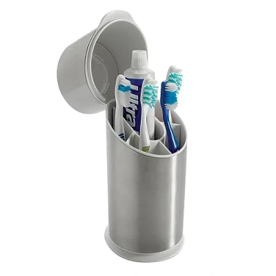 Image of OXO Good Grips Stainless Steel Toothbrush Organizer 9.75 Inch
