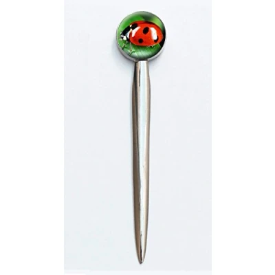 Image of Ladybird Design On A Lovely Polished Letter Opener Ideal Birthday Gift Comes Boxed N311