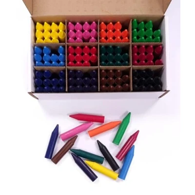 Image of Major Brushes Assorted Wax Crayons Class Pack of 144