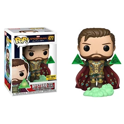 Image of SPIDER MAN:FAR FROM HOME MYSTERIO MCM EXC FUNKO POP! VINYL FIGURE #477