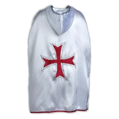 Image of Liontouch Maltese Knight Cape Medieval Pretend Play Cloak For Children With Classic Red Cross Theme Dress Up, Fancy Dresses &amp; Royal Costumes Kids