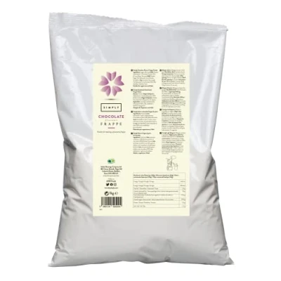 Image of Simply Chocolate Frappe Powder, Nut Free &amp; Gluten Powder for Iced Drinks (1 Kg)
