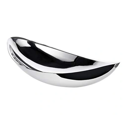 Image of Edzard Bowl Halifax, length 15,7 in, stainless steel, silver