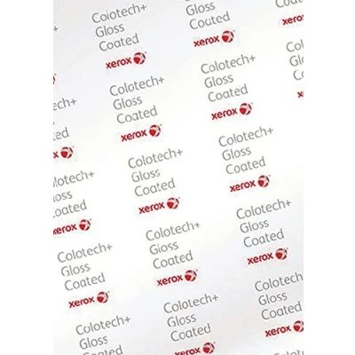 Image of Xerox Colotech+ Gloss, Colour Laser Paper, White, 350 g/m², SRA3 (BB), Glossy Coated on Both Sides, Pack of 125 Sheets, 003R91621