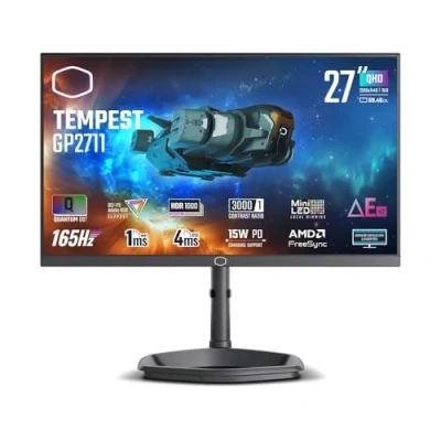 Image of Cooler Master Tempest GP2711 Quad HD 27&quot; VA Mini LED Gaming Monitor Black, Black
