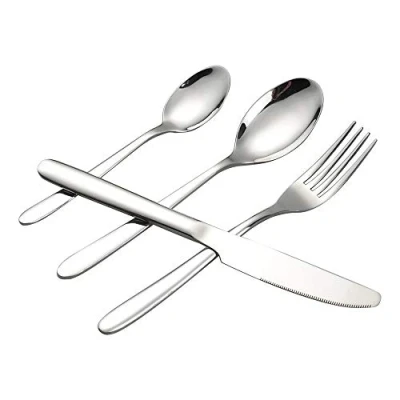 Image of Yarebest 48 Pieces Dinner Cutlery Flatware Set for 12 Persons, Stainless Steel