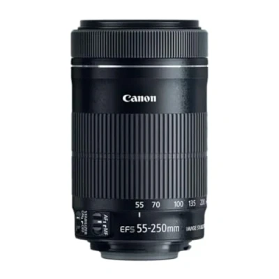 Image of Canon EF S 55 250mm F4 5.6 is STM Lens for SLR Cameras (Renewed)