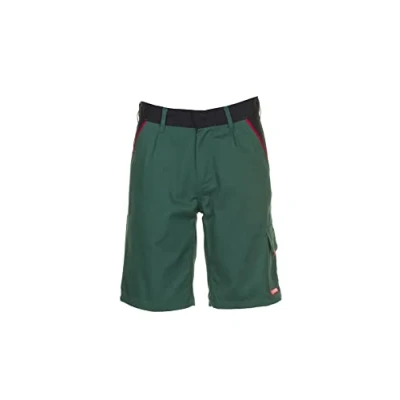 Image of Planam 2375056 Size X Large &quot;Highline&quot; Shorts Green/Black/Red
