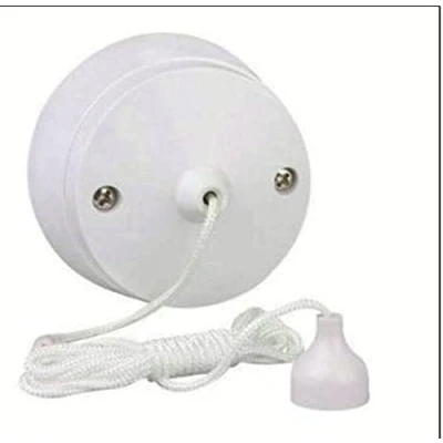 Image of Mr. Gadget&#039;s Solutions®Ceiling Pull Cord Switch 6 Amp 1 Way Bathroom Toilet Light
