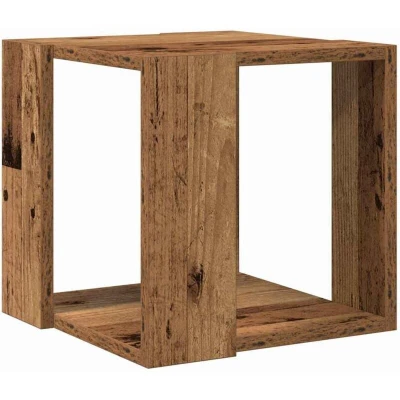 Image of vidaXL Coffee Table Old Wood Solid Reclaimed 32 x 30 cm