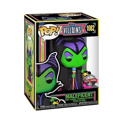 Image of Funko POP! Disney: Villains Maleficent (Blacklight) Disney Collectable Vinyl Figure Gift Idea Official Merchandise Toys for Kids &amp; Adults Movies Fans