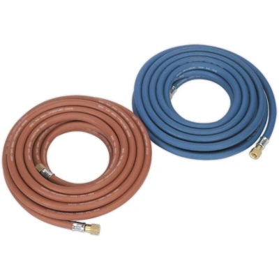 Image of Sealey Welding Hose Set Oxyacetylene EN ISO 3821 10m