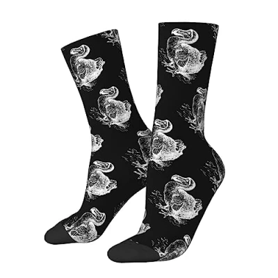 Image of KWQDOZF Dodo bird Socks Funny Novelty Crew Gift for Men Women Teen