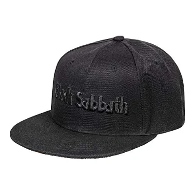 Image of Black Sabbath Baseball Cap band Logo &amp; Demon Official Snapback One Size