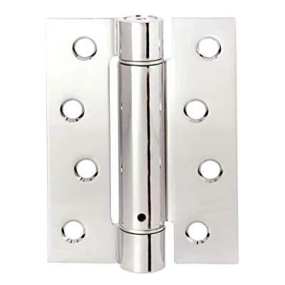 Image of Excel DH467 4&quot; Single Action Spring Hinge, Polished Chrome