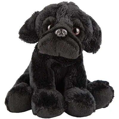 Image of Suki Gifts International Yomiko Classics Dogs Plush Toy, Small Black Pug