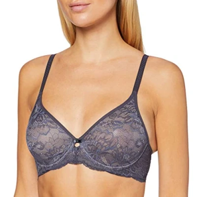 Image of Triumph Women&#039;s Amourette Charm W02 Wired Bra, Pebble Grey, 32C