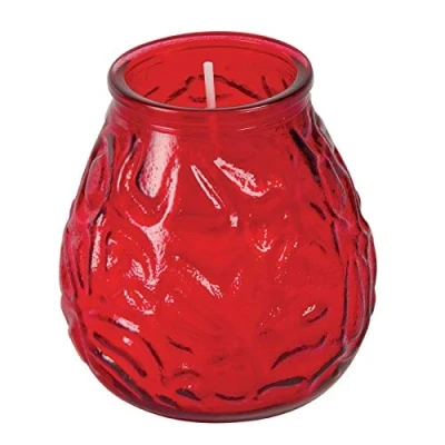 Image of bolsius Lowboy tea lights red, you will receive 1 pack, package contents: 12 pieces.