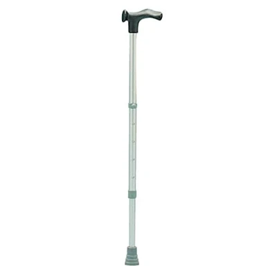 Image of Days Aluminium Walking Stick, Adjustable Height 730 960mm, Ergonomic Handle, Right Hand, Silver/Black, Handed