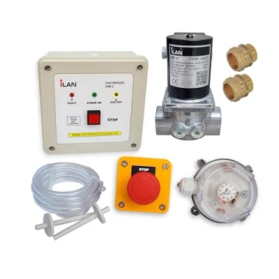 Image of iLAN Gas Interlock System Minder Kit, Complete Pack, Including Solenoid Valve 1&quot; (28mm)