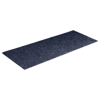 Image of vidaXL 15x Grey Blue Rectangular Self adhesive Stair Mats Non slip Needle punched Fabric Protectors 60x25 cm