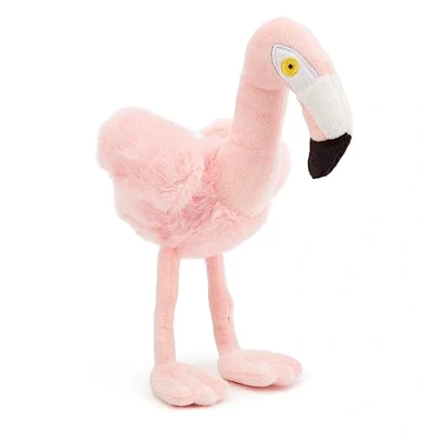 Image of Zappi Co Ultra Soft Flamingo Plush Toy (20cm Length) 100% Recycled, Eco Friendly, Newborn Gift, Realistic Lifelike