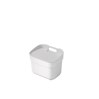 Image of Curver Ready To Collect 5L Sorting Bin Can Be Used In Compost With Wall or Door Holder Kitchen, Bathroom, Laundry Room 100% Recycled White
