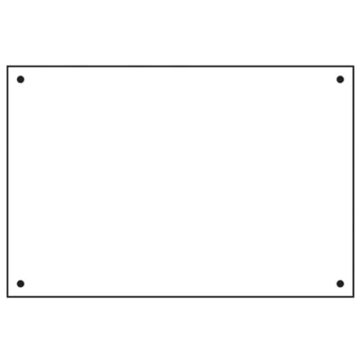 Image of Scan SCA4500 PVC Sign Rigid Backing Board 600 x 400mm