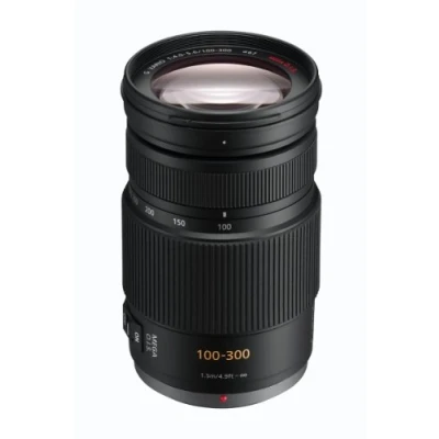 Image of Panasonic LUMIX G Vario Lens, 100 300mm, F4.0 5.6 ASPH, Mirrorless Micro Four Thirds, MEGA Optical I.S, H FS100300 (USA BLACK) (Renewed)