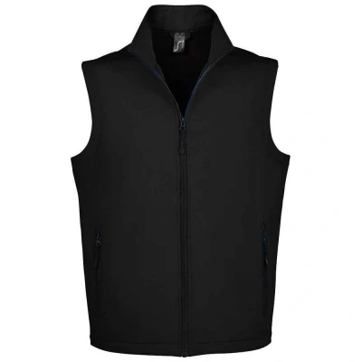 Image of SOLS Mens Race Softshell Body Warmer (Black) Size 2XL