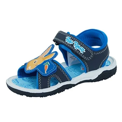 Image of Peter Rabbit Boys Sports Sandals Easy Fasten Shoes Blue 6 UK Child