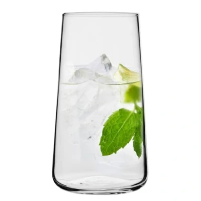 Image of Krosno Glasses for Water, Juices and Drinks Elegant Design Set of 4 Capacity 600 ml Infinity Collection Ideal Home, Restaurant, Parties Dishwasher Safe