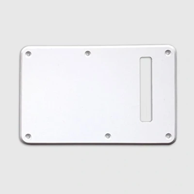 Image of VANSON Premium Quality Tremolo Cover Backplate to fit Fender USA, MEX Stratocaster Strat (1 Ply, White)