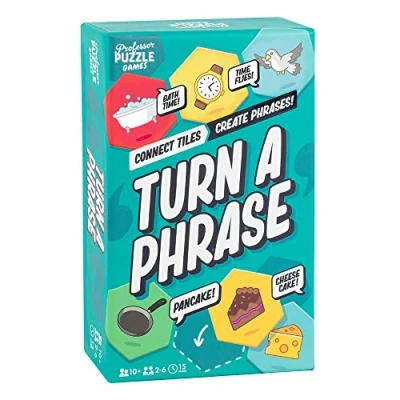 Image of Professor Puzzle Turn A Phrase Strategy Game Ages 10+ 2 6 Players 15 Minutes Playing Time