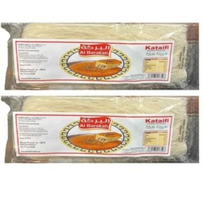 Image of SUNTAT Kadaifi Pastry Threads Fresh Kadayif Turkish style dessert kataifi 400 Gram x 2 Packs by Pufai Grocery